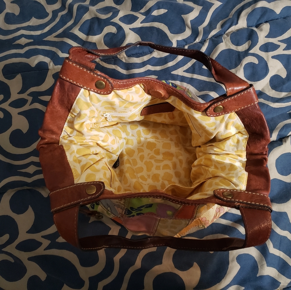 Fossil Retro Medium Patchwork Arm Bag - image 1